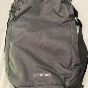 Workfront Pivot Dark Grey Backpack Or Shoulder Bag Very Versatile Like New!
